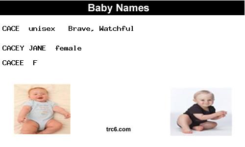 cacey-jane baby names
